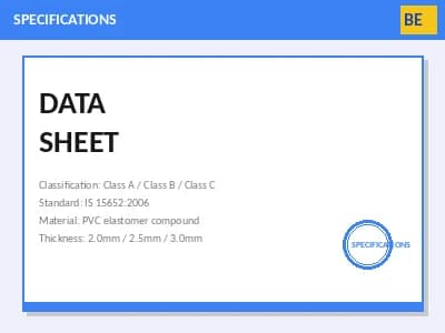Datasheet — Product datasheet — available on request preview