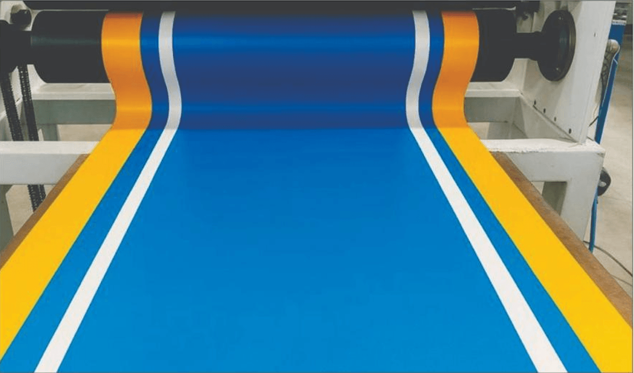 AutoGlow reflective band electrical insulating mat with safety visibility strip