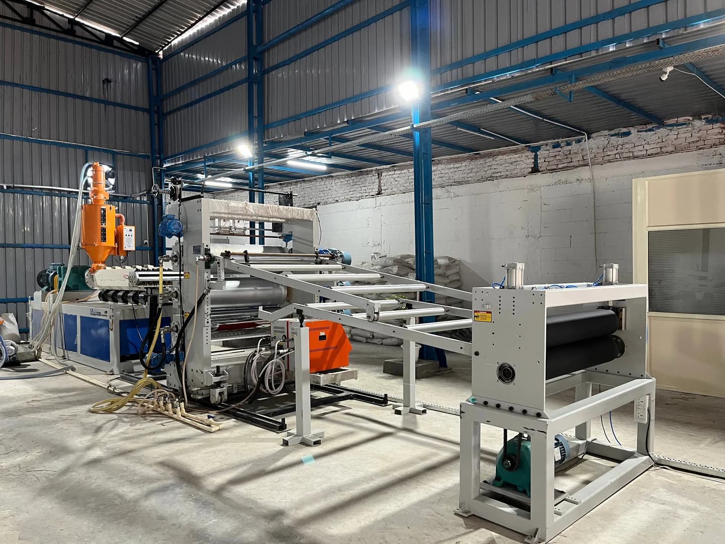 Bharat Electrosafe manufacturing facility — production line