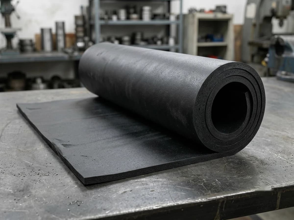 Rubber sheet product — industrial grade